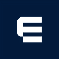 Solar Plus Garden logo featuring a stylized "E" on a dark blue background.