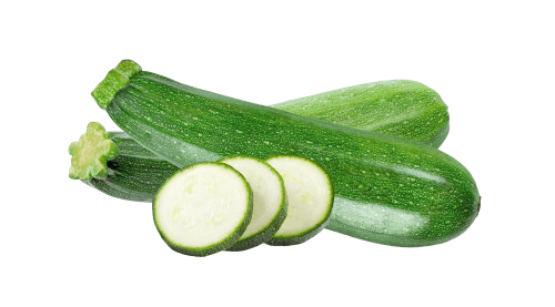 Fresh zucchini with slices, ideal for garden harvests and healthy cooking.